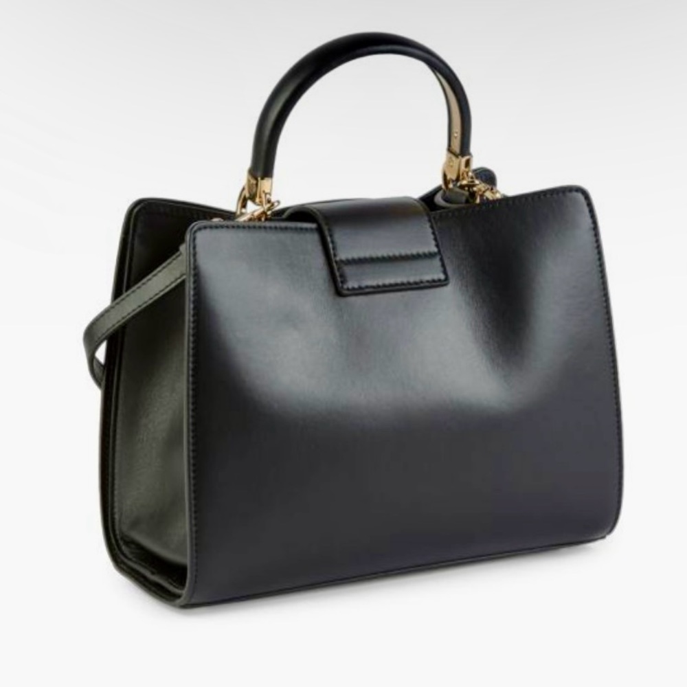 FERRAGAMO- Mini The Mufasa Leather Crossbody Bag - Picture 10 of 10